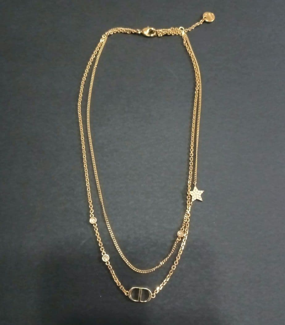 Dior Petit CD ダブル ネックレス ディオール チェーン