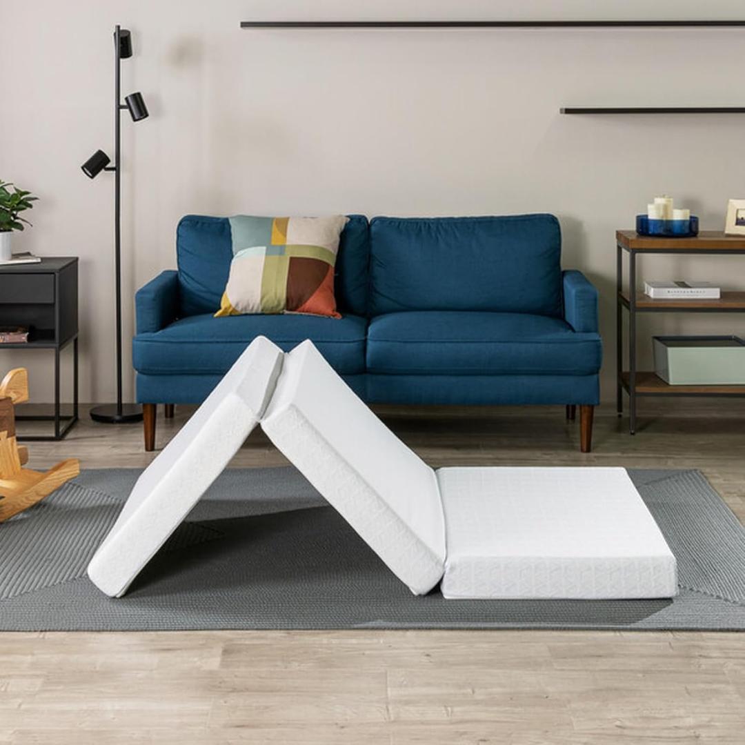 ZINUS 三つ折り 低反発 マットレス シングル 厚さ8cm Tri-Fold