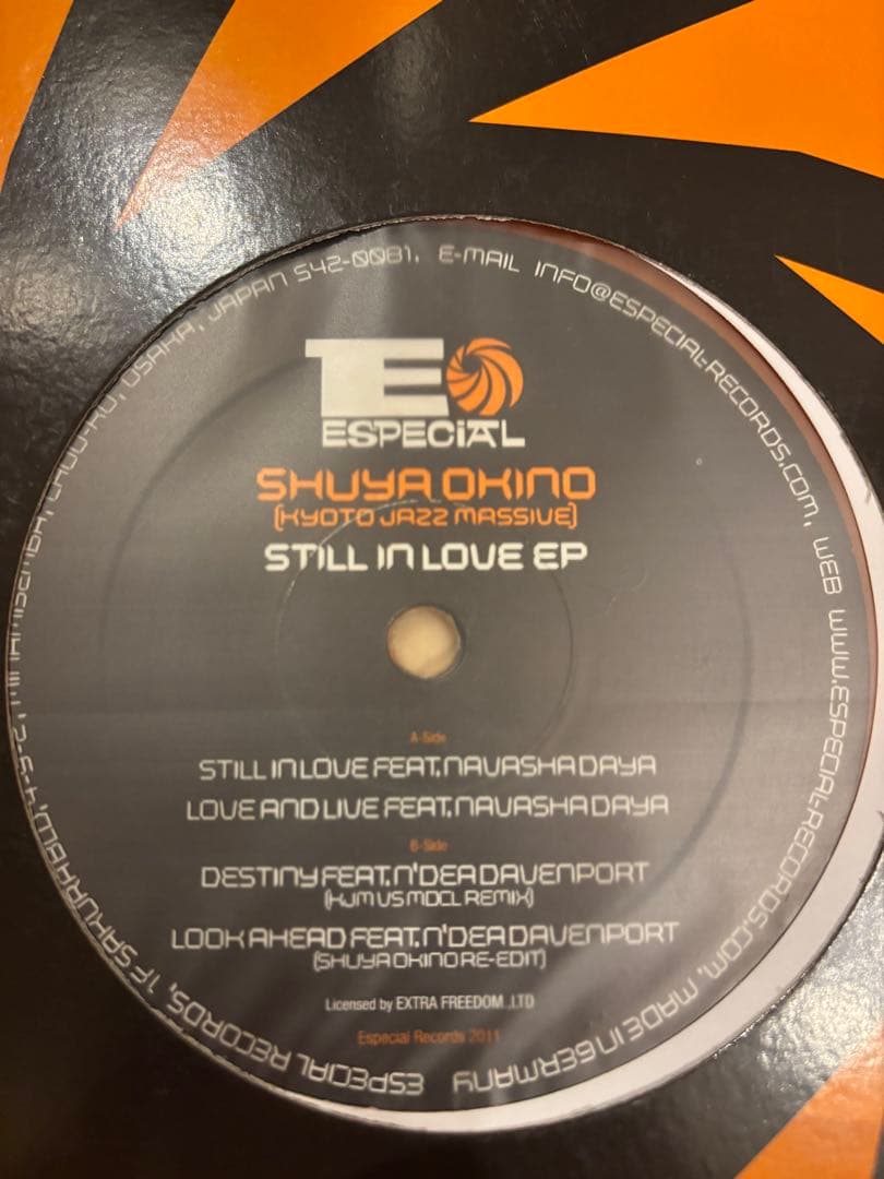 Shuya Okino/Still In Love EP,ESP041,沖野修也