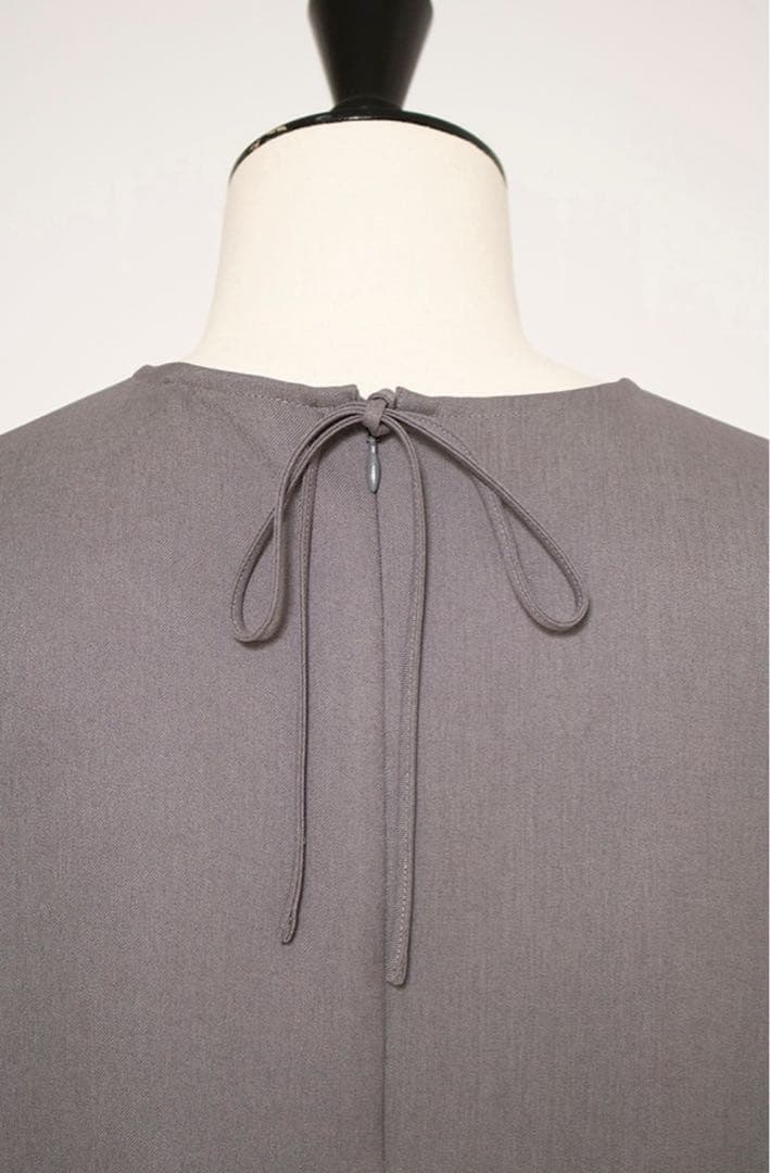 yoriヨリ⭐︎ランダムティアードショートドレス　グレー新品