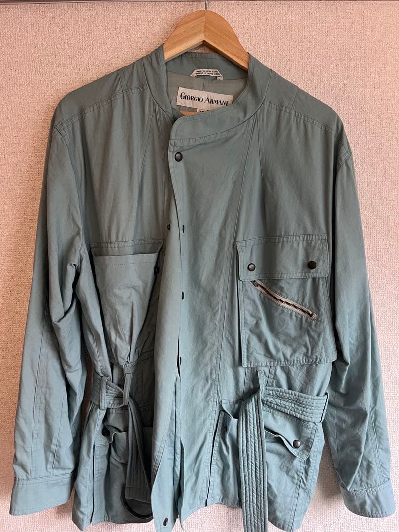 Giorgio Armani ノーカラージャケット 38