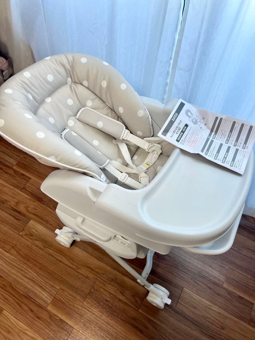 【ほぼ新品】KATOJI カトージハイローラックハイローチェア ピッコロ