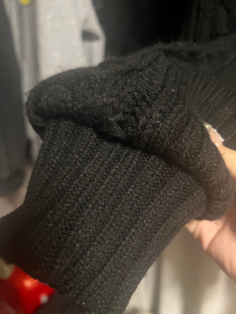 【完売品】laguagem CABLE KNIT FAUX FUR ブルゾン