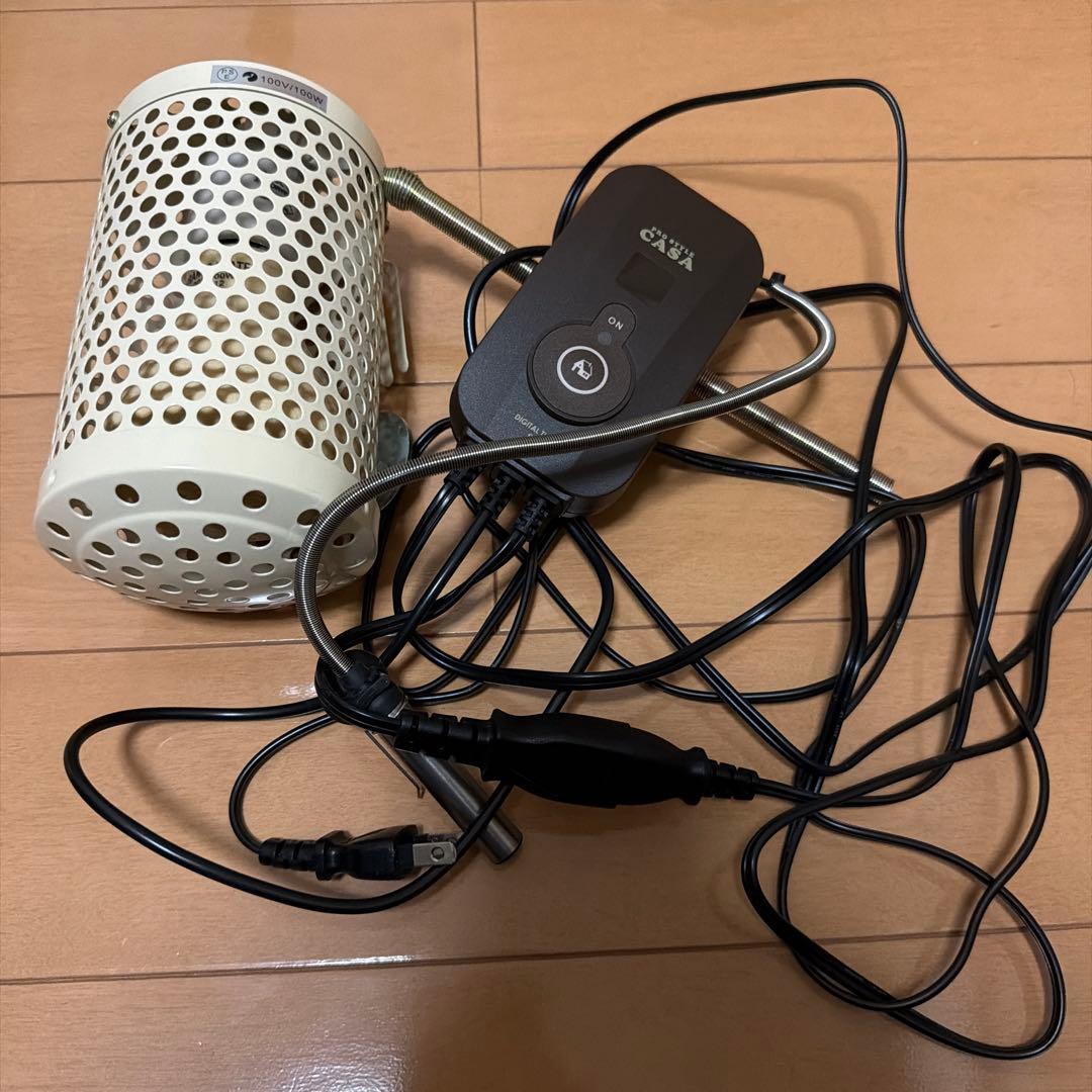 マルカンヒートランプ100w・デジタルサーモ(ほぼ新品)