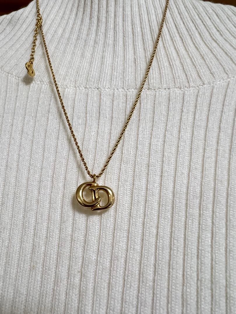 Christian Dior 箱あり ゴールド イヤリング ネックレス 美品