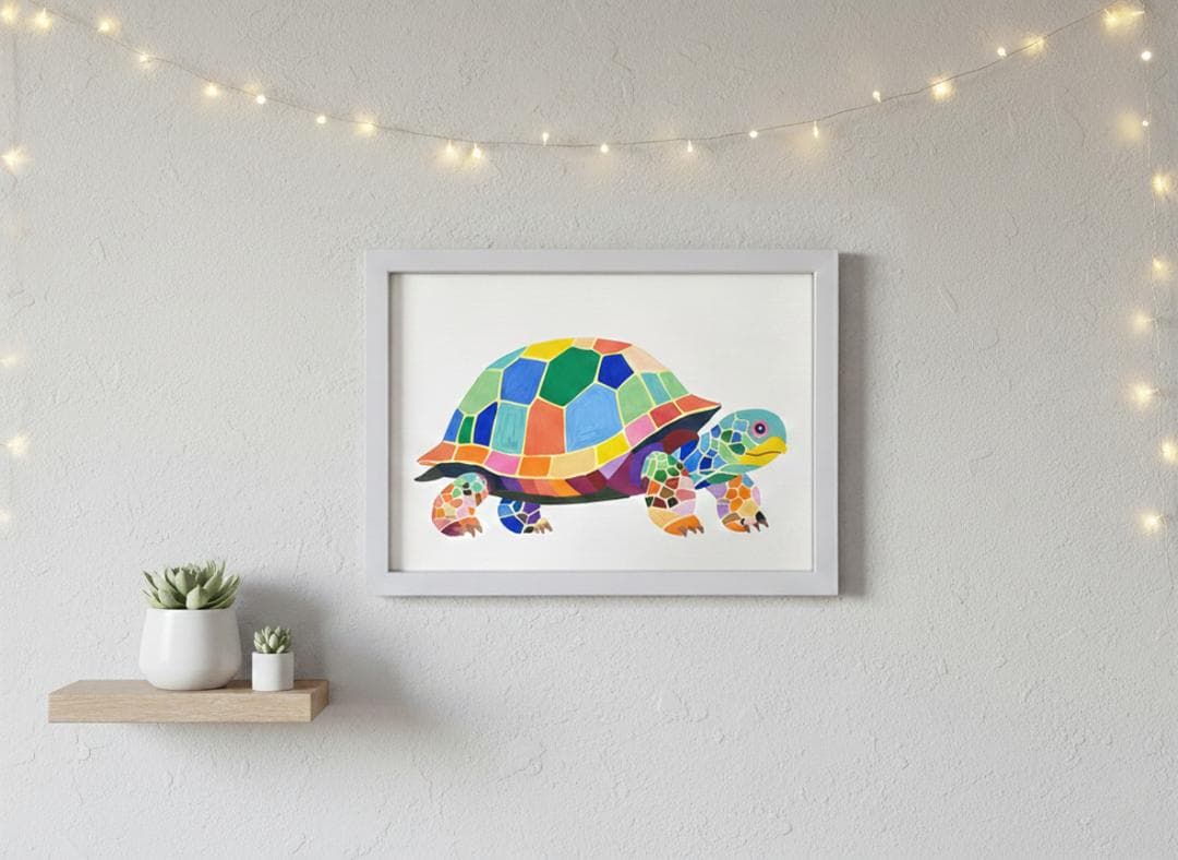 カメ（額装なし）