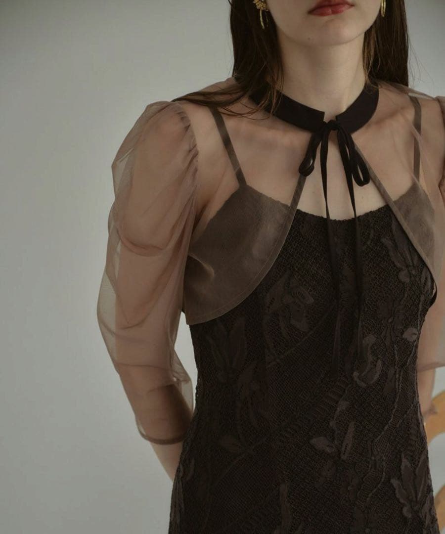 【今だけ価格】ANDRESD メニーウェイ ドレス ブラウン 結婚式 二次会