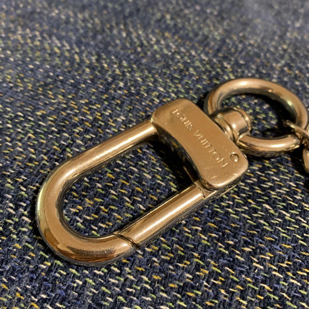 Louis Vuitton カラビナ型キーホルダー シルバー