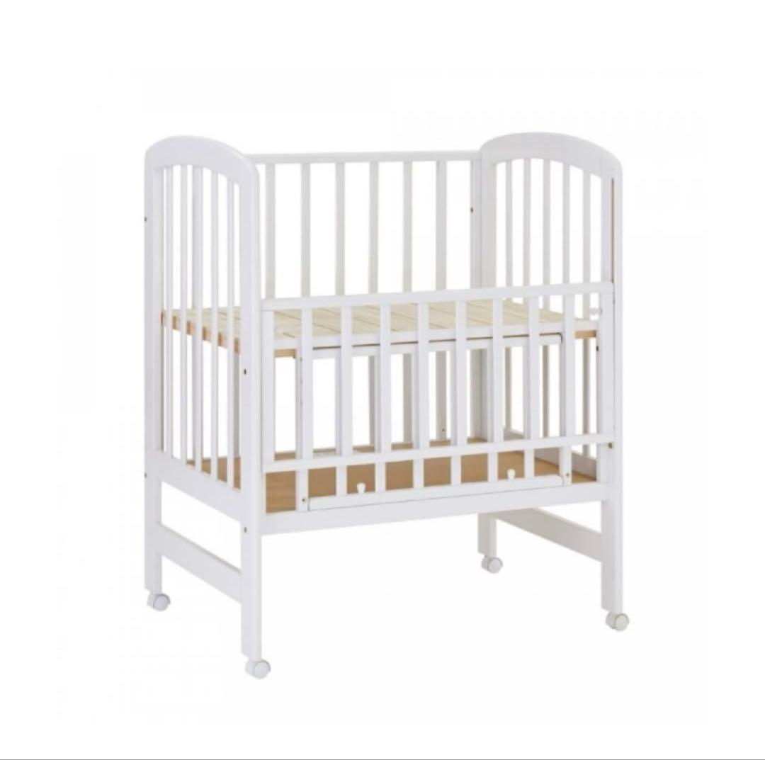 カトージ　ミニベッド ハイポジション アーチ（ホワイト）