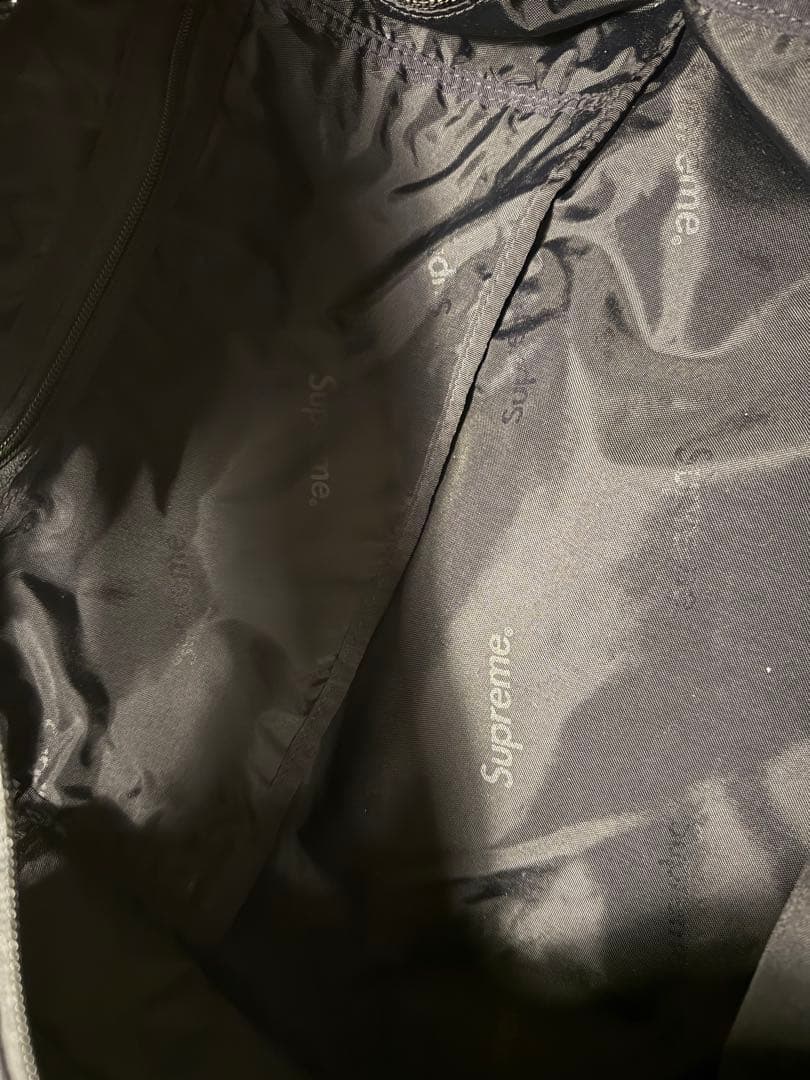 Supreme コーデュラ ブラックボストンバッグ