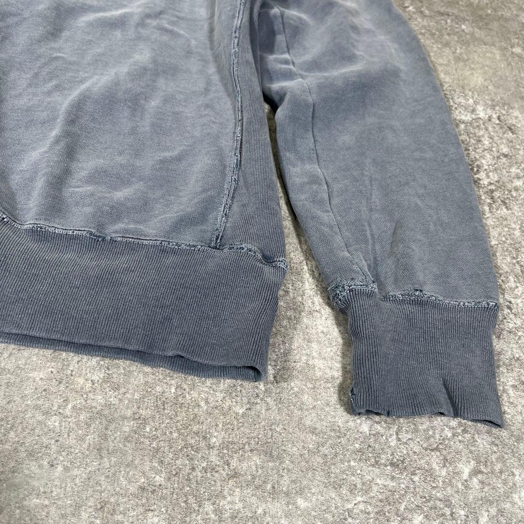 REMI RELIEF 両Vガゼット　スウェット　ヴィンテージ加工　L 日本製