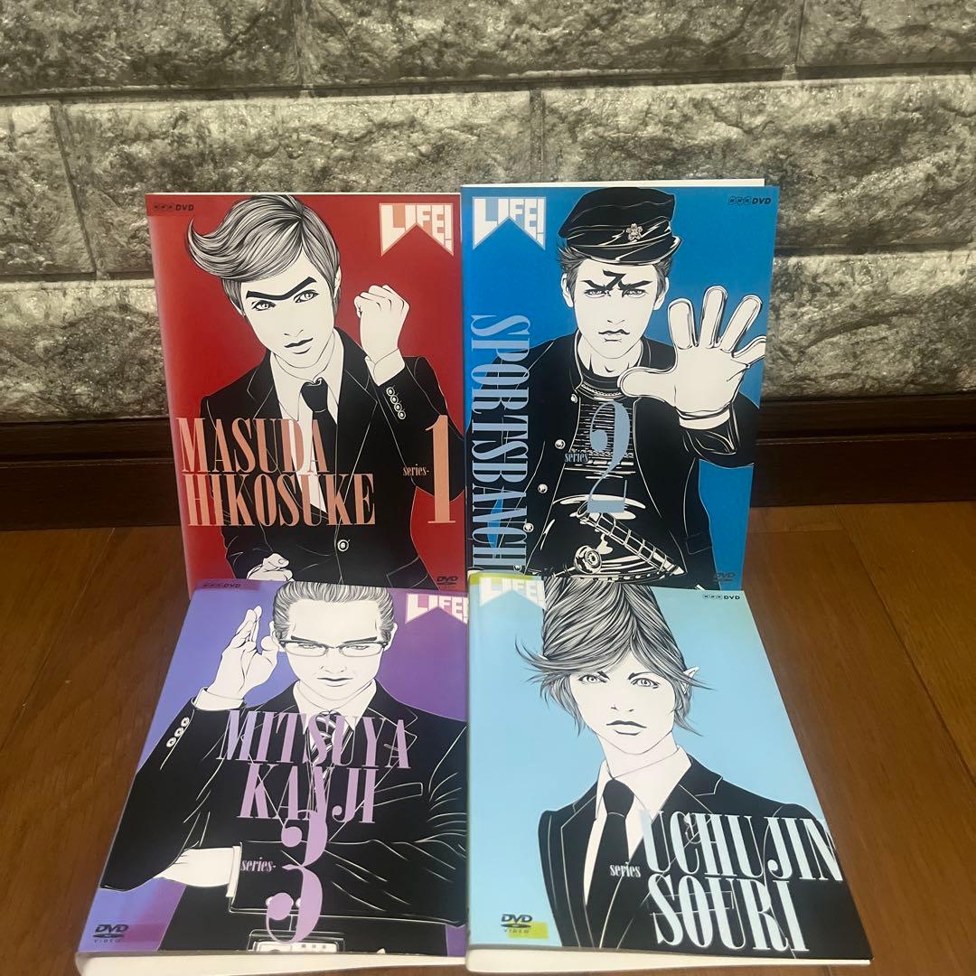 LIFE!!人生に捧げるコントdvd4枚セット まとめ売り　レンタルアップ