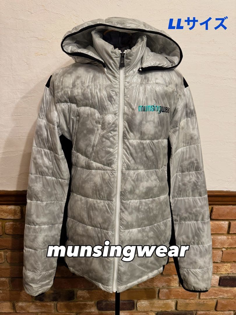 munsingwear 美品 フード着脱OK中綿ジャケット 2wayXL メンズ