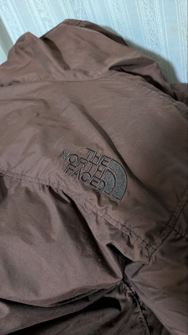 THE NORTH FACE ブラウン ダウンジャケット　フード付き