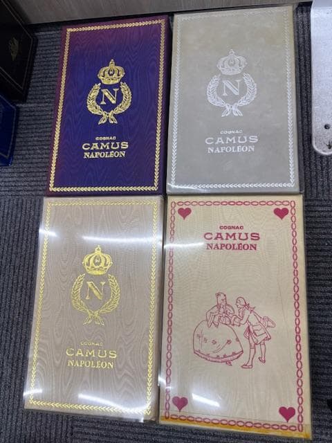 【古酒セット】 CAMUS カミュ ナポレオン 陶器 ブック