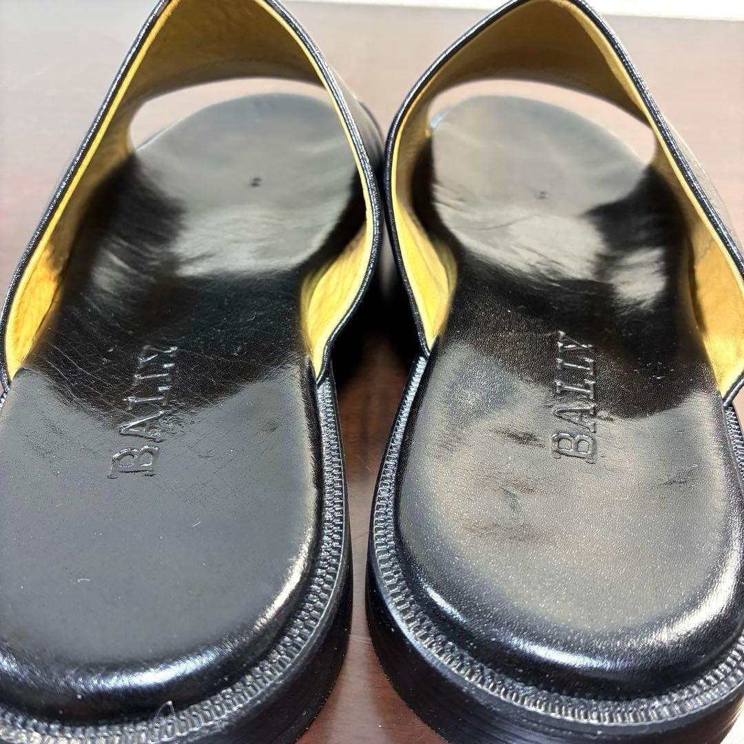 【美品】BALLY サンダル　メンズ　レザー　箱と保管袋付き