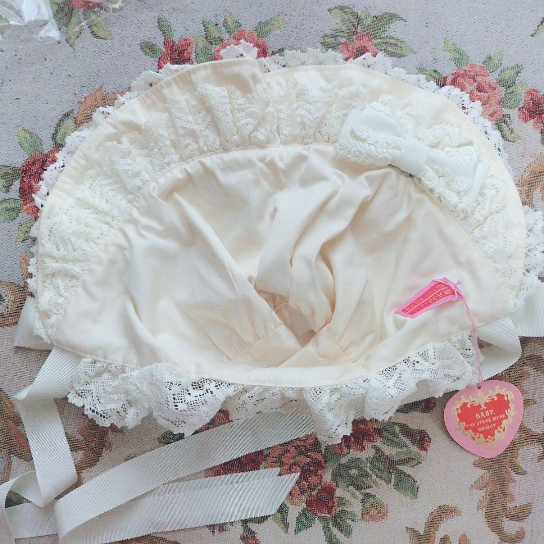 BABY, THE STARS SHINE BRIGHT ★生成りボンネット