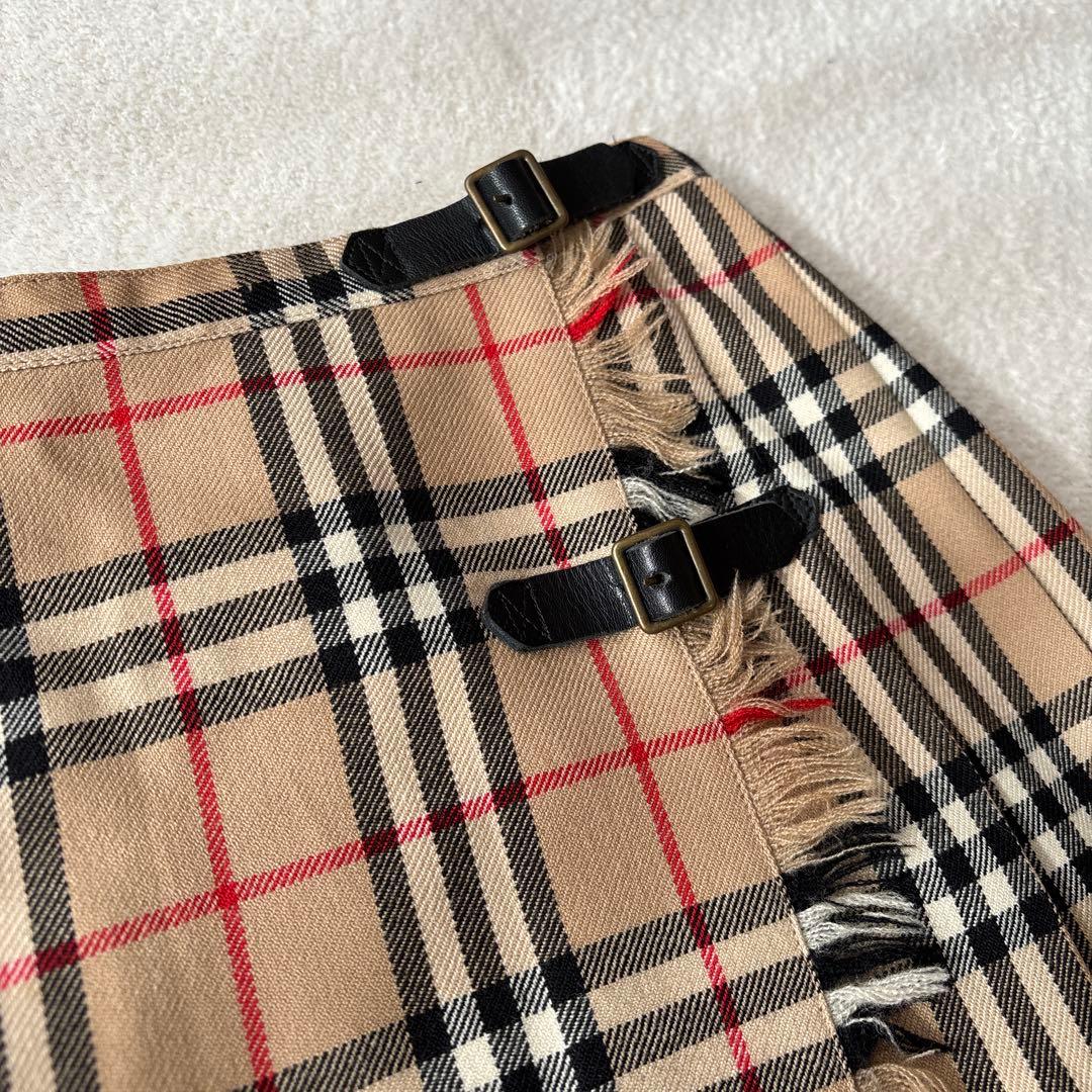 美品⭐︎BURBERRY BLUE lABELノバチェック　巻きスカート36