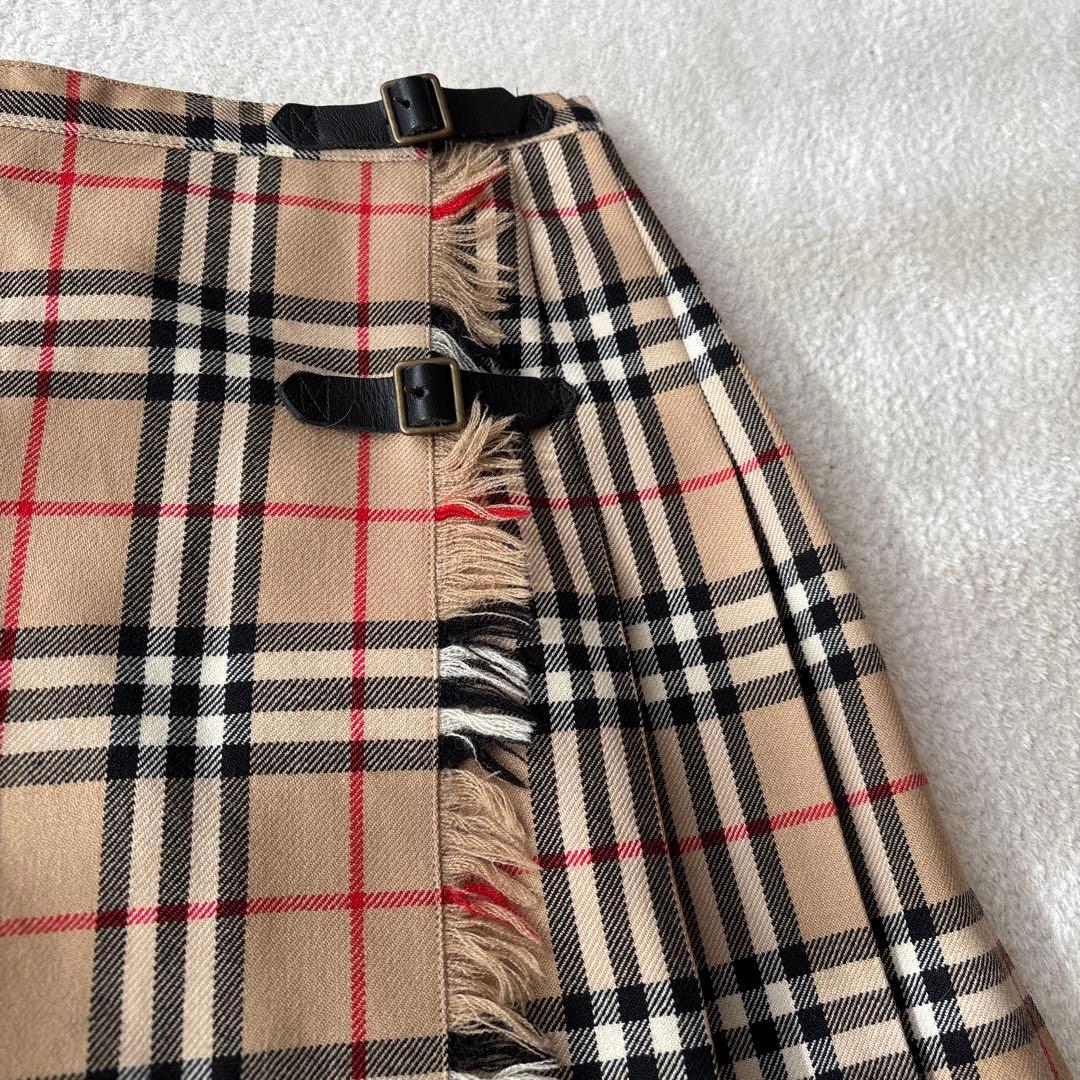美品⭐︎BURBERRY BLUE lABELノバチェック　巻きスカート36