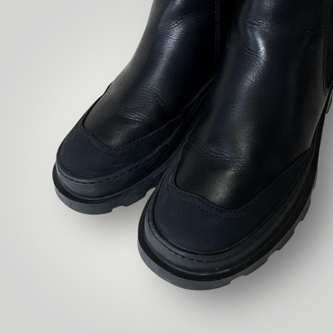 ［美品］CAMPER カンペール レザー BRUTUS サイドゴアブーツ 37