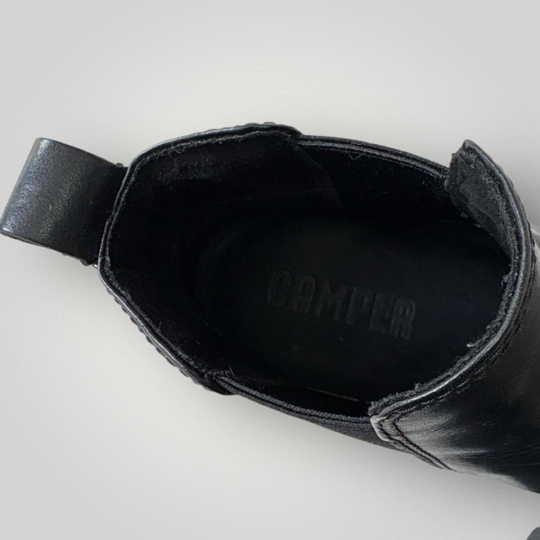 ［美品］CAMPER カンペール レザー BRUTUS サイドゴアブーツ 37