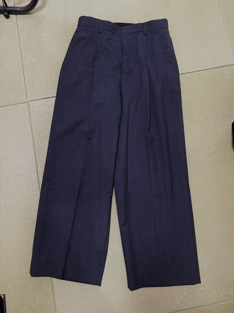 wirrow ウィロウ　woolウール　ワイド　スラックス　パン　ストレート