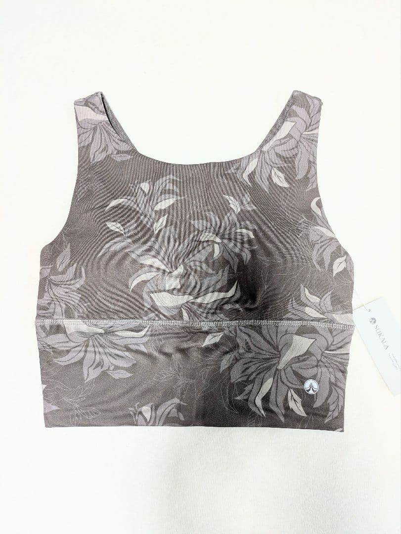 新品タグ付【SUKALA】花柄リリーブラウン上下(S)