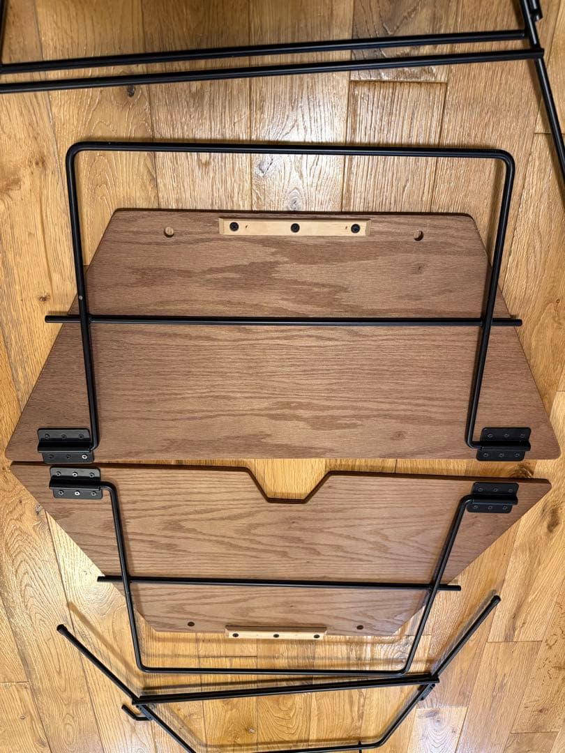 ogawa ARCH TABLE 六角形 ブラウン　オガワ　テーブル　ポール