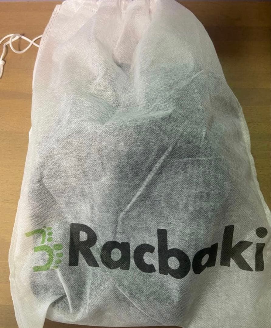 Racbaki ブラックサンダル 収納袋付き　L size