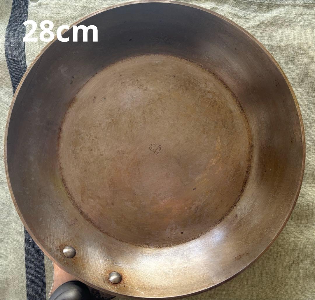 【最終値下げ】de Buyer デバイヤー鉄フライパン28cm/20cm セット