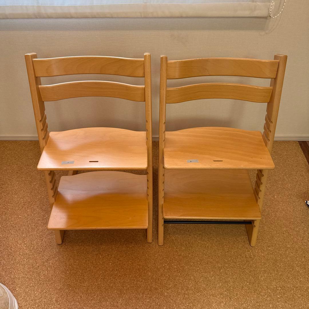 ストッケ トリップトラップ ナチュラル 2台