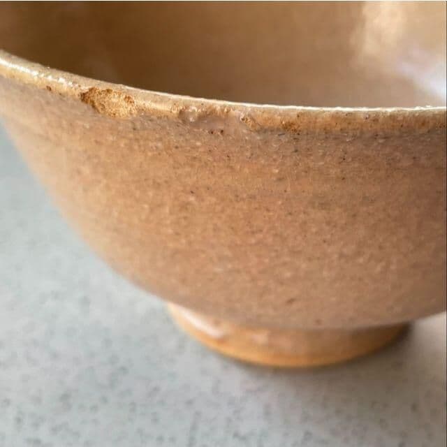 萩焼　井戸茶碗　高麗茶碗　蓋付き　茶道具　陶芸　作者不明　共箱なし