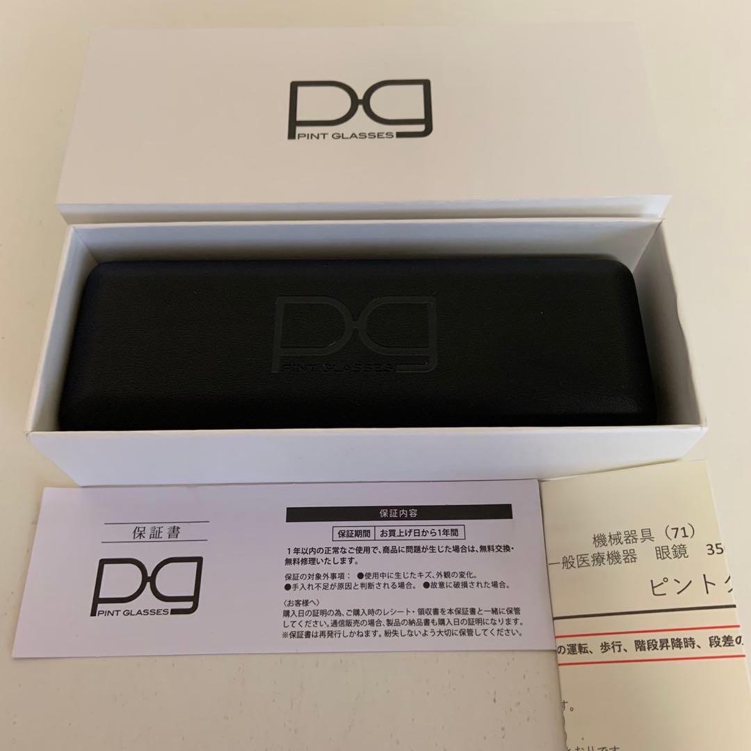 ピントグラス　新品・未使用　 中度レンズ　老眼鏡　PG-707-BK/T
