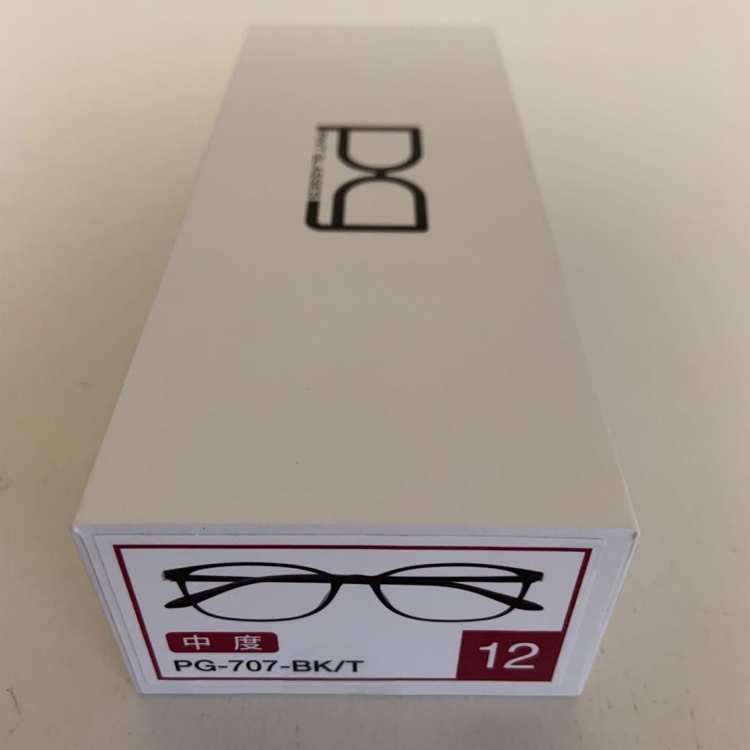ピントグラス　新品・未使用　 中度レンズ　老眼鏡　PG-707-BK/T