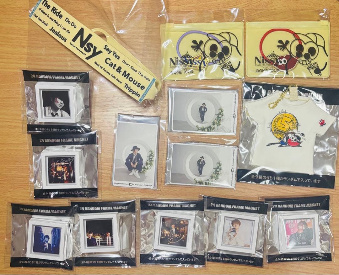 Nissy 10th ジャフレマグネット ラゲッジタグ ヘアゴム キーホルダー