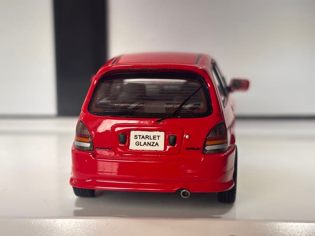 “激レア” wit's トヨタ　スターレット　グランツァV 赤　後期