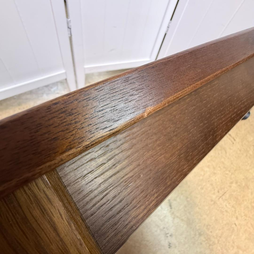 ★飛騨産業　キツツキマーク　スツール　オットマン　花柄