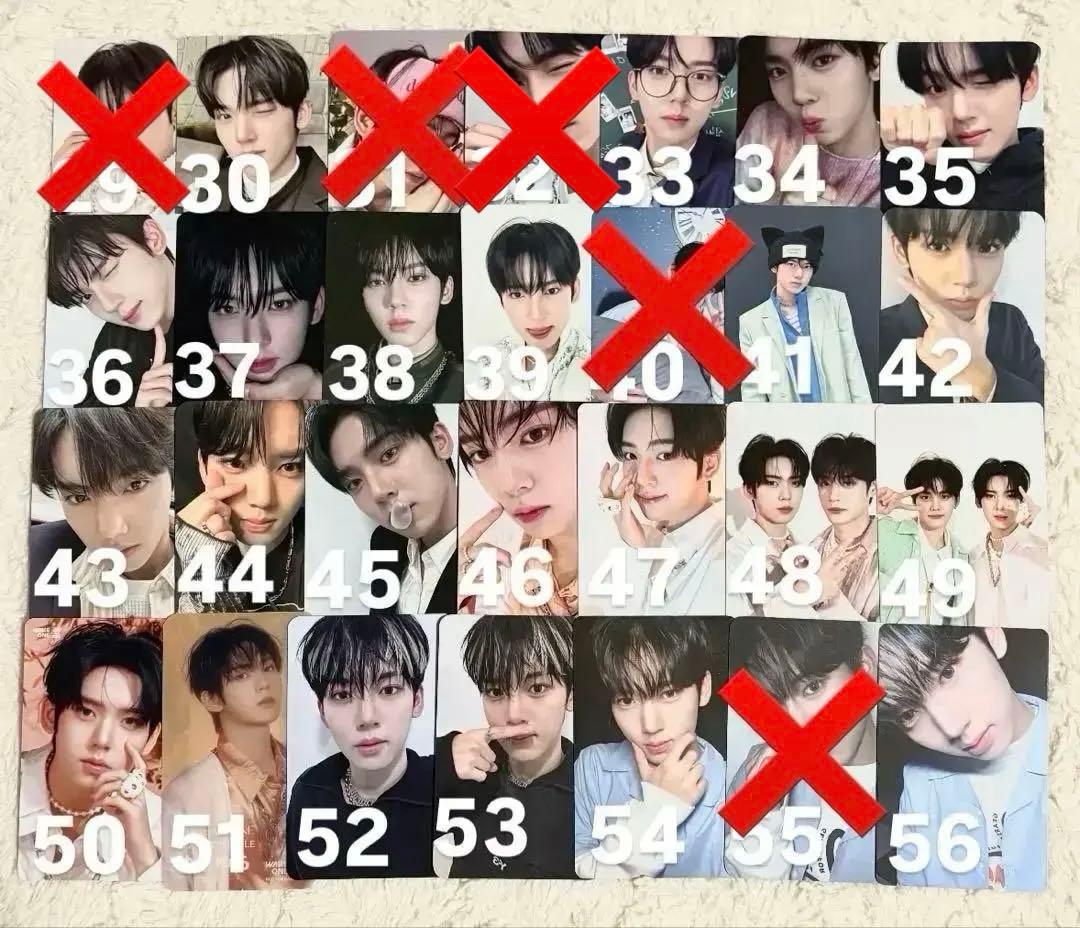 【画像6枚目まで有】zb1 ユジン 特典 封入 トレカ バラ売り ページ