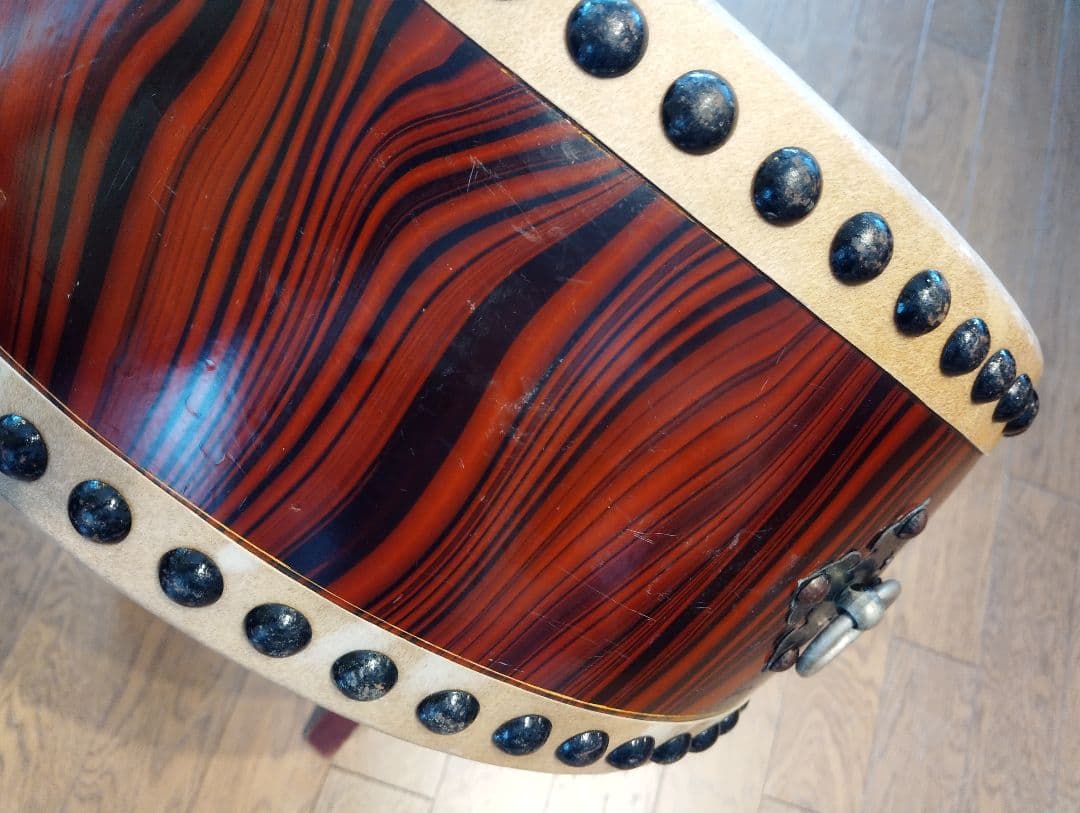 和太鼓 直径約40cm スタンド▪️バチ付き