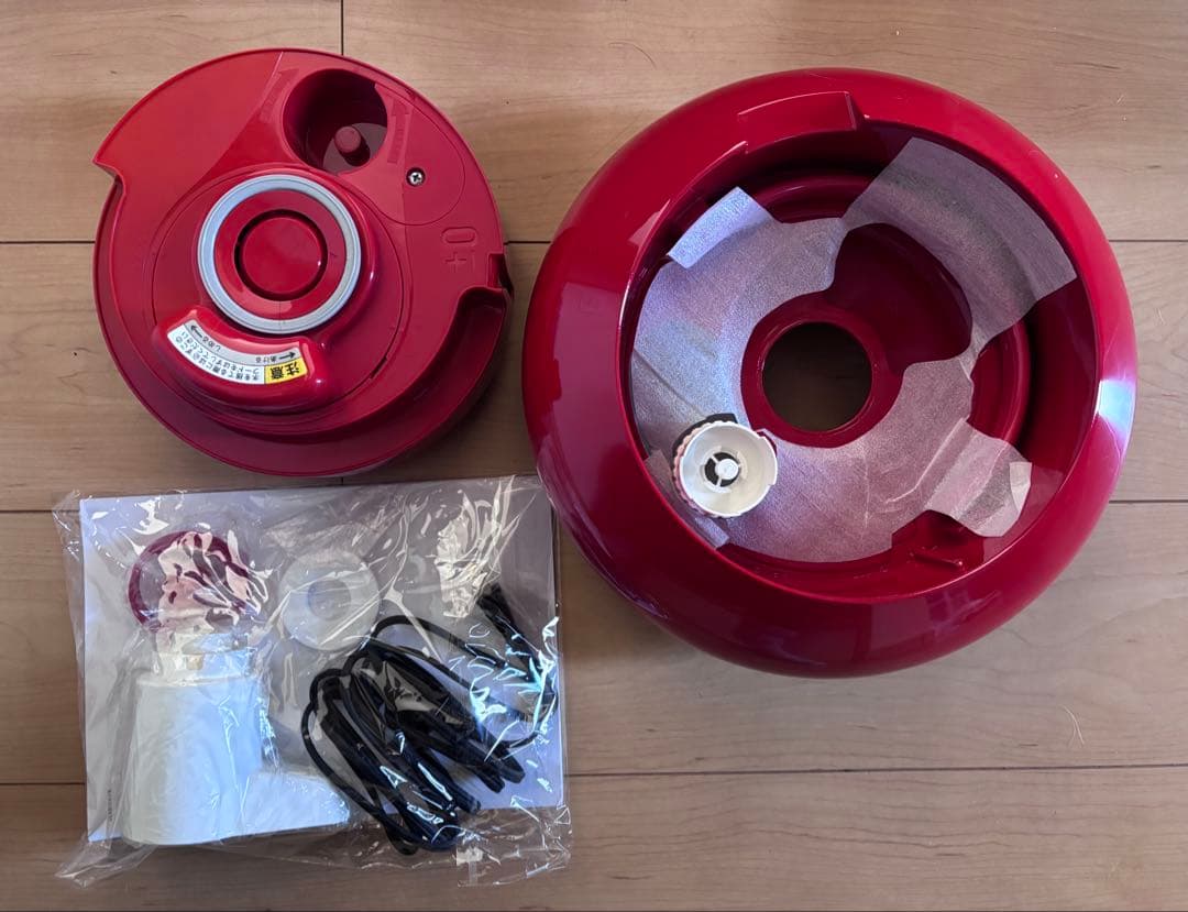 希少　廃盤品　プラスマイナスゼロ　加湿器 XQK-Q030 赤