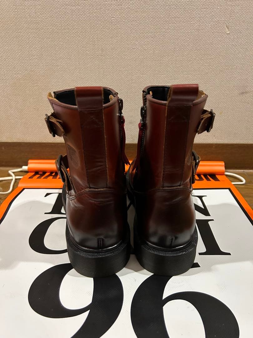 DEGNER ブラウンレザーエンジニアブーツ