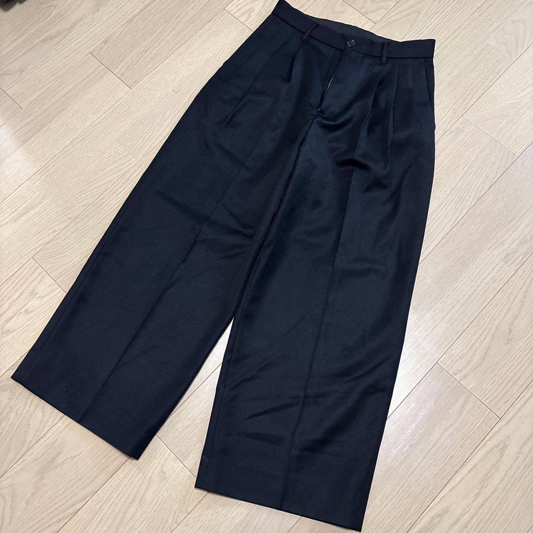 モンキータイム　キャバリーツイル 3プリーツ バギーパンツ　s