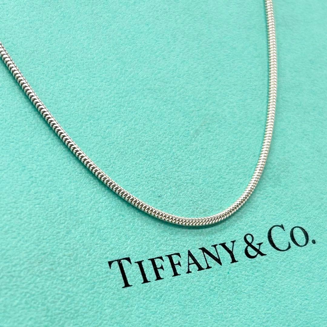 美品　ティファニー　スネーク　チェーン　ネックレス　シルバー　925 約45cm