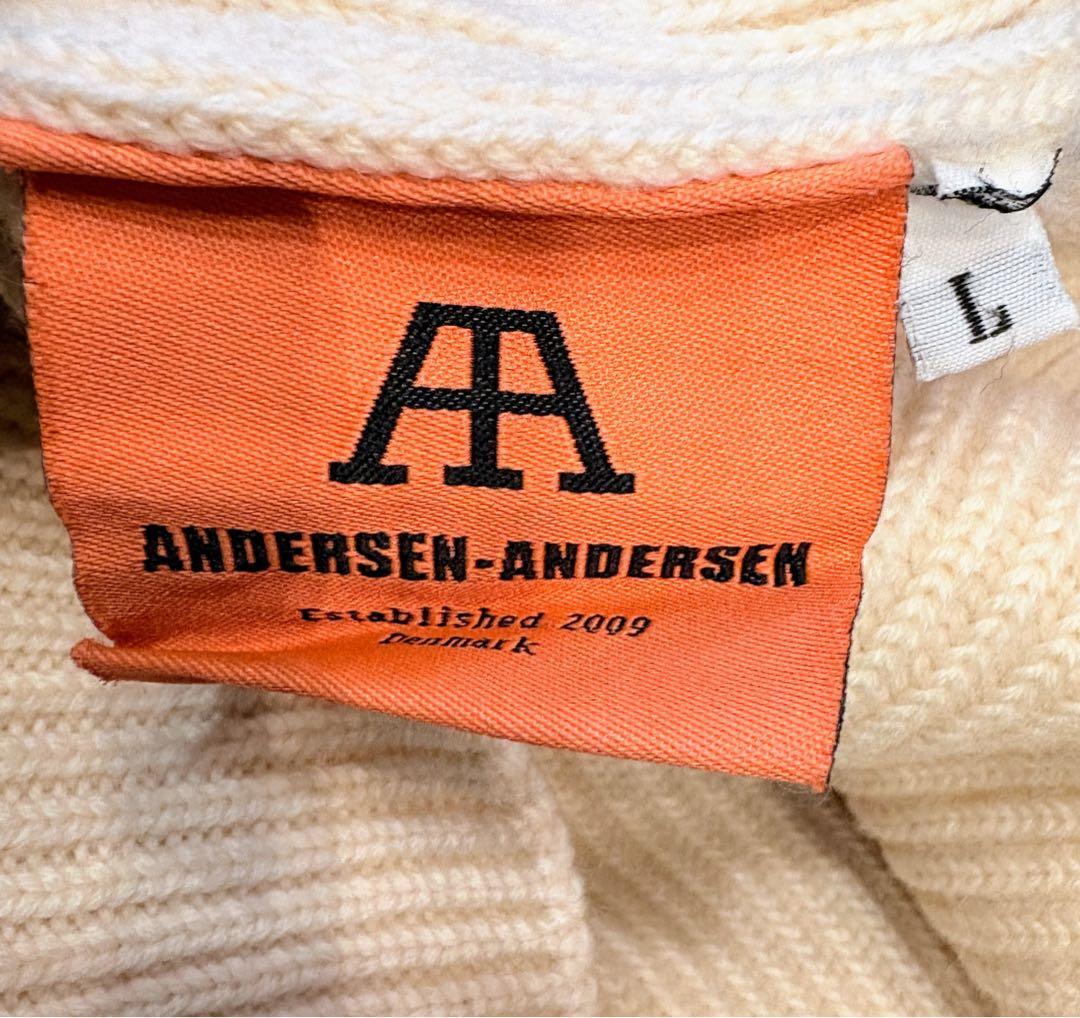 アンデルセンアンデルセン 5G クルーネックニット オフホワイト L