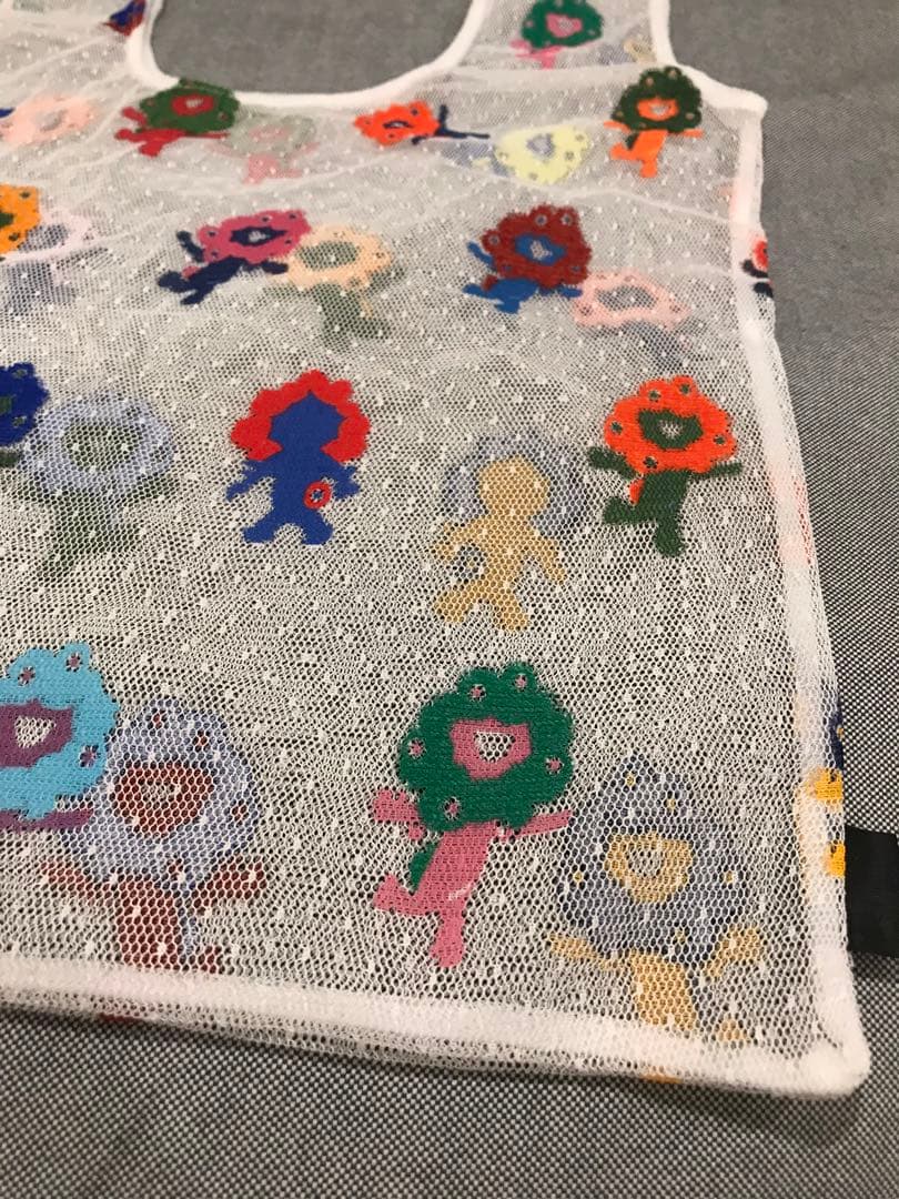 万博　ミャクミャク　レースエコバッグ　カラフル