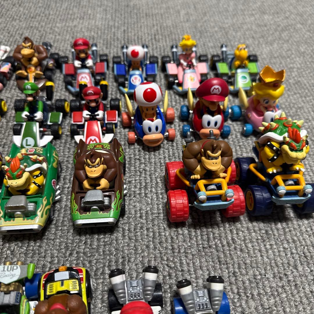 加*美様 マリオカート　ホットウィール　Mattel他プルバックミニカーセット4