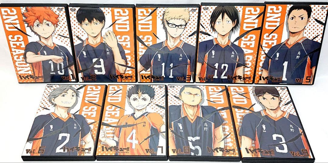 ケース無し//ハイキュー!!【1期～4期】DVD 全29巻セット