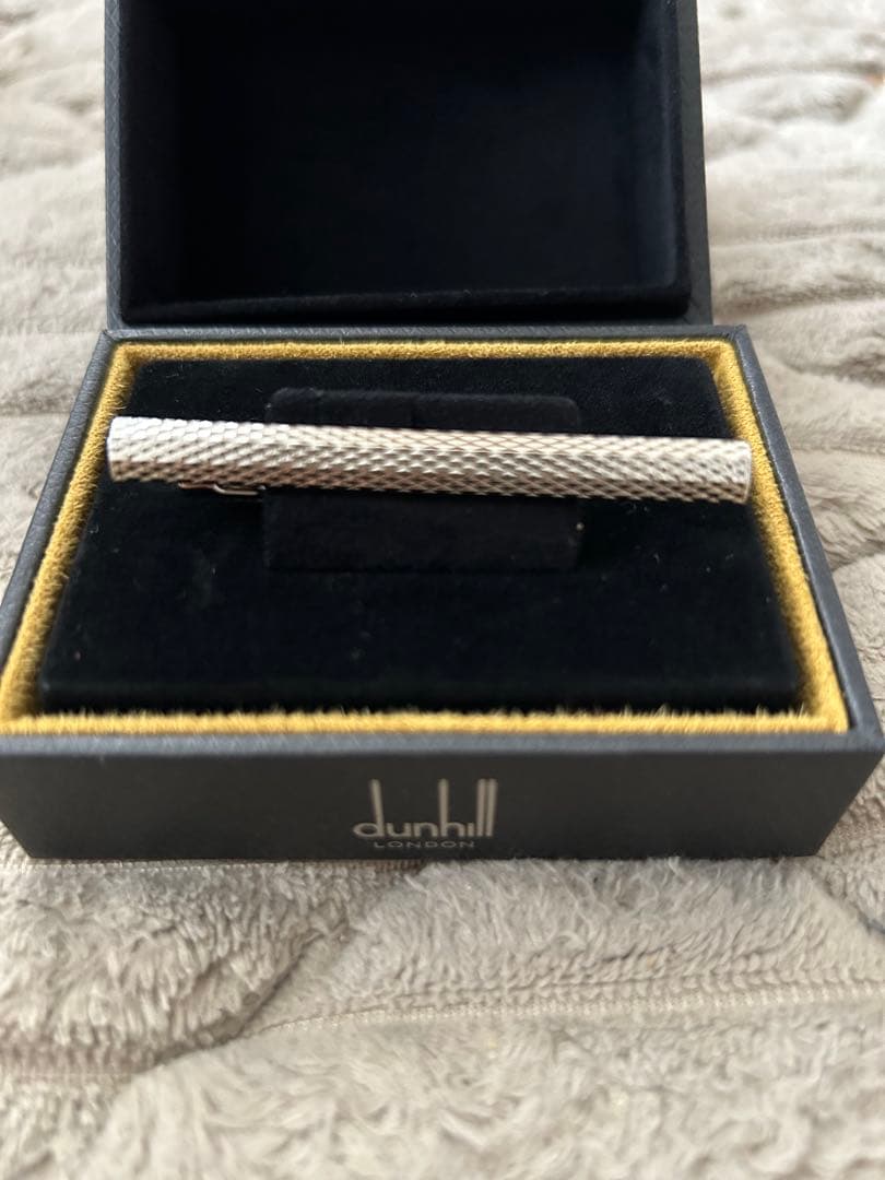 美品　ダンヒルdunhill ネクタイピン タイクリップ スターリングシルバー