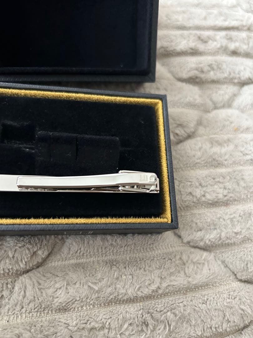 美品　ダンヒルdunhill ネクタイピン タイクリップ スターリングシルバー