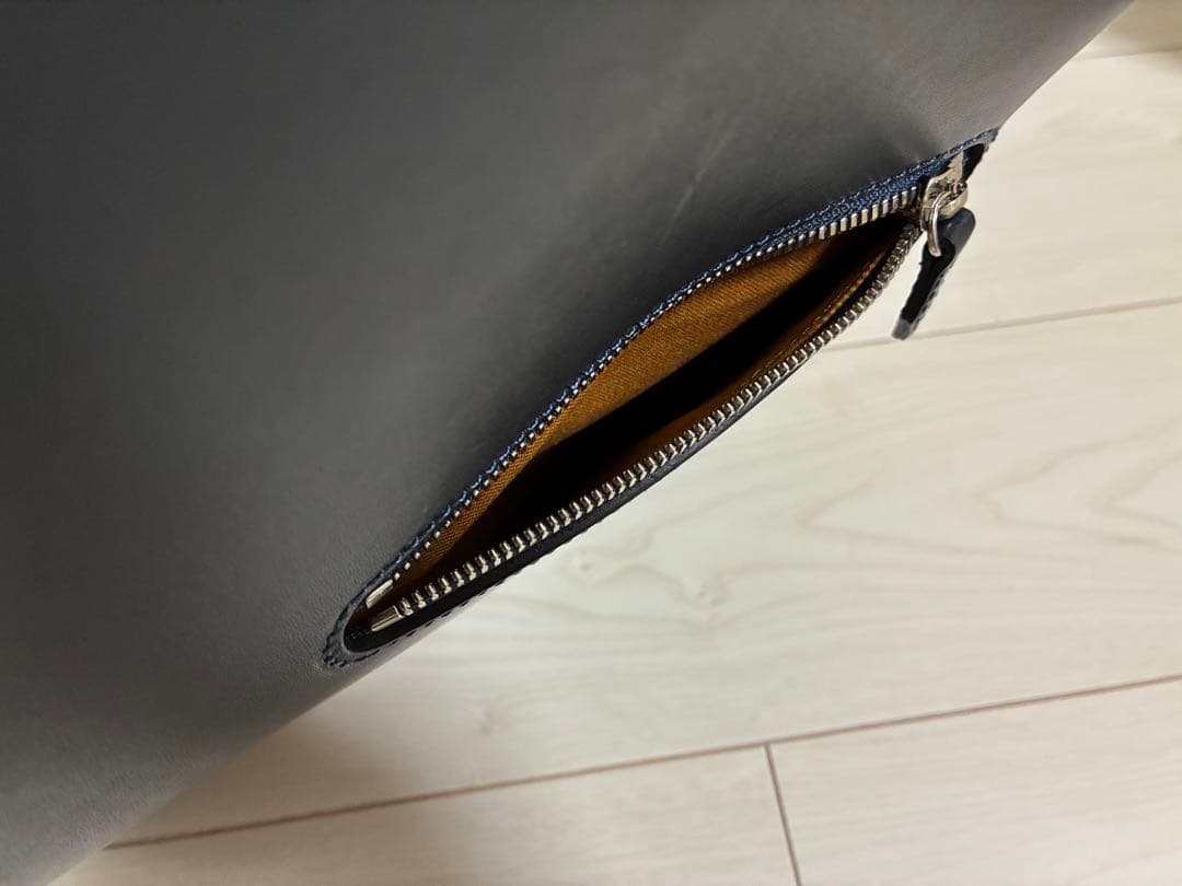 セール 万双 双鞣和地 ビジネスリュック ネイビー